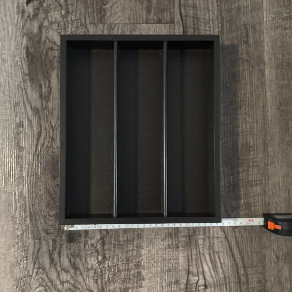 Williams Sonoma Wooden Silverware Drawer Organizer - Dark Brown